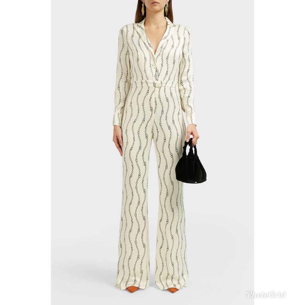 Cream gold chain Alexie Danai jumper